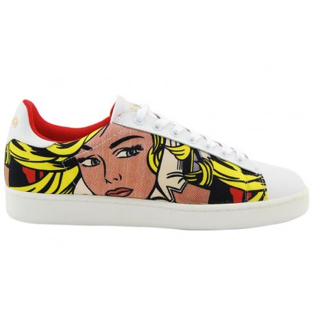 SNEAKERS LOW LEDER NEOPR POPART