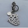 Portachiav Liu Jo key ring heart nikel