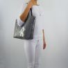 Bolsa de compras por Patrizia Pepe gris gris plata python