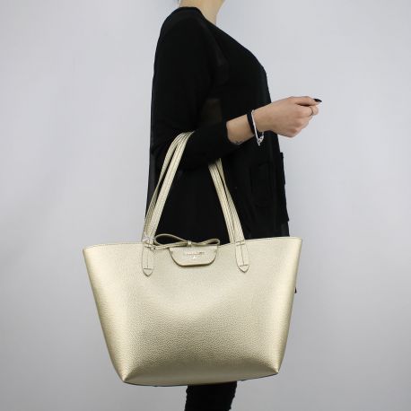 Sac Shopping réversible Patrizia Pepe en or perle 2V5452 AV63