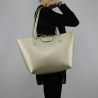 Sac Shopping réversible Patrizia Pepe en or perle 2V5452 AV63