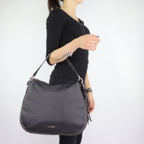 Tasche ein-Schulter-Liu Jo Hobo Freude schwarz größe L A68051 E0033